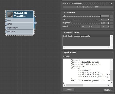 Using Osl Shaders In V Ray For Ds Max Oded Maoz Erell S Cg Log