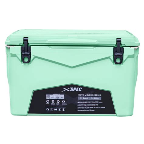 Xspec 60 Quart Large Roto Molded High Performance Long Camping Cooler Ice Chest