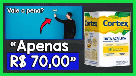 Review Tinta Barata Para Parede Tinta Acr Lica Cortex Futura Youtube