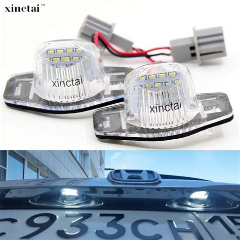 2PCS Error Free LED Number License Plate Light For Honda CRV 2008 Jazz