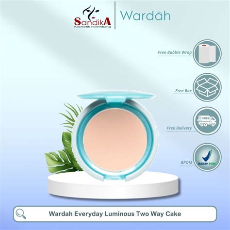 Jual Wardah Everyday Luminous Two Way Cake Refil Bedak Padat Shopee