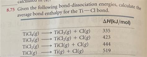 Solved Use The Chart Of Bond Dissociation Energies Shown 55 OFF