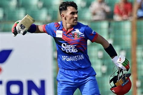 Rahmanullah Gurbaz celebrates his century | ESPNcricinfo.com