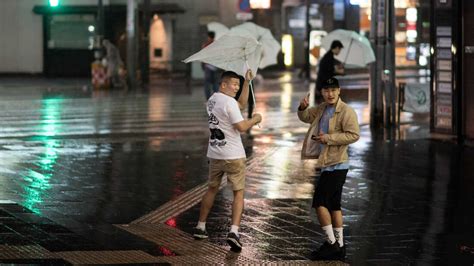 Typhoon Trami Pummels Japan : NPR