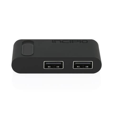Адаптер Incipio USB-C Dual Port Adapter от USB-C към 2 USB-A за Apple ...