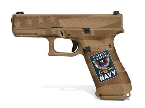 Decal Grip For Glock 19x Us Navy Showgun Decal Grips