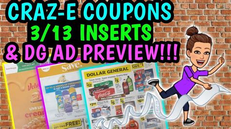 Giveaway Coupon Inserts Dg Ad Preview Dollar General Ad Preview