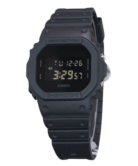 Casio G Shock Digital Resin Strap Quartz DW 5600UBB 1 200M Men S Watch