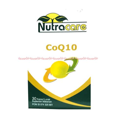 Jual Nutracare Coenzyme Q Mg Kapsul Membantu Memenuhi Kebutuhan