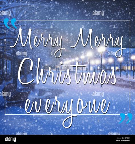 Merry Christmas Everyone Hi Res Stock Photography And Images Alamy