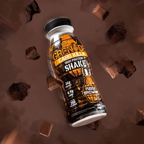 Grenade Carb Killa Fudge Brownie High Protein Shake Best Low Sugar Snacks On Amazon Popsugar