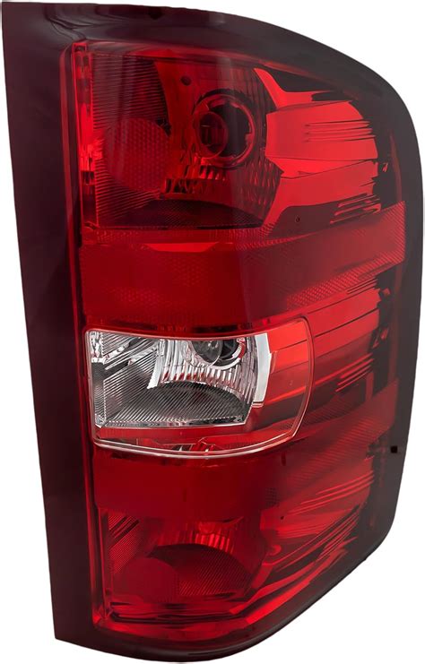 Evan Fischer Tail Light Compatible With 2007 2013 Chevrolet Silverado 1500 Fits