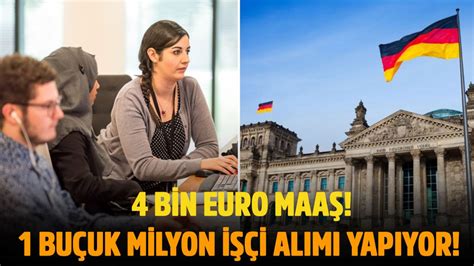 Almanya 1 buçuk milyon işçi arıyor Almanya işçi alımı başvurusu nasıl