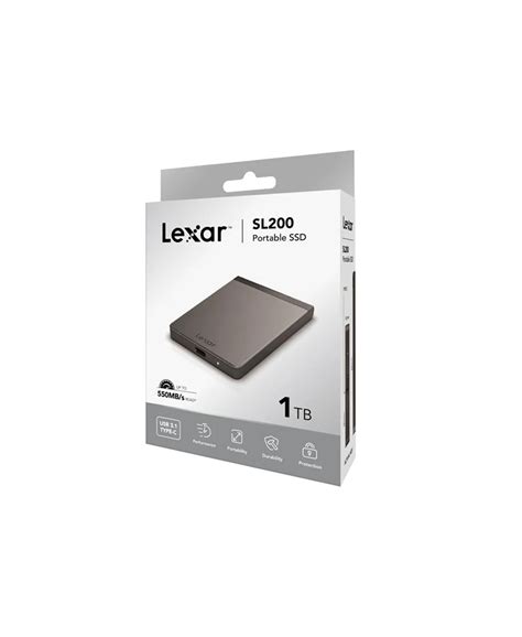 Lexar Sl200 1tb Portable Ssd Up To 550mb S Read Softlink