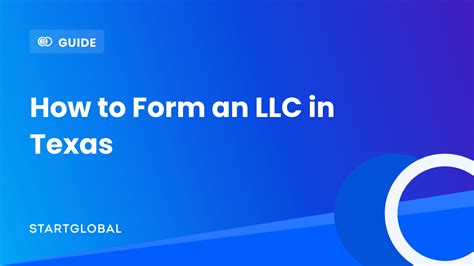 How To Start An Llc In Texas Startglobal