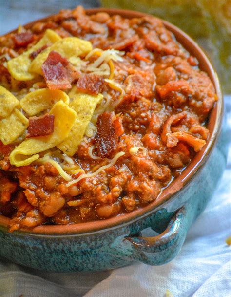 Ground Beef Bacon Baked Bean Chili 13 4 Sons R Us