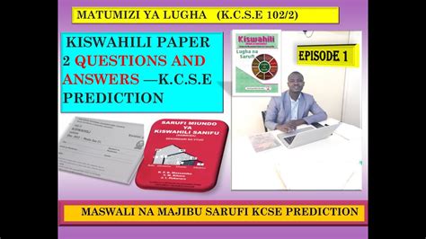 Lesson Maswali Na Majibu Episode Kcse Revision Questions And