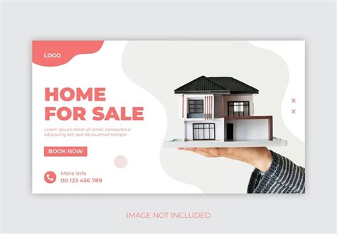 Premium Vector Real Estate Youtube Thumbnail Or Home For Sale Youtube