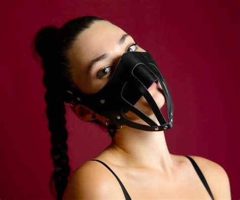 Fetish Mask Sex Face Mask Bdsm Mask Submissive Mask Etsy