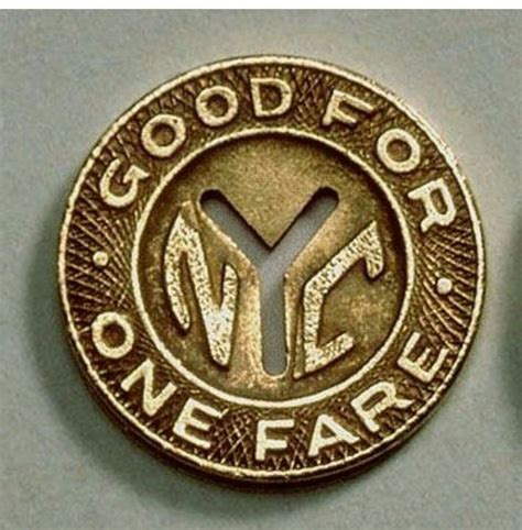 Nyc Train Tokens New York Subway Nyc Subway Brooklyn New York New