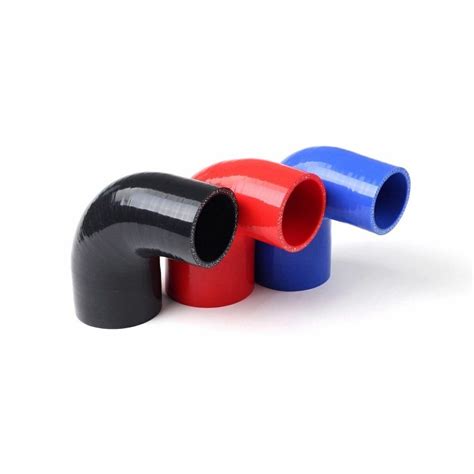 2 To 25 Inch 90 Degree Elbow Blue Silicone Coupler Reducer Pipe Hose 51mm 63mm Ebay