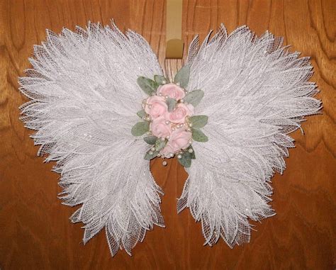 Made To Order Angel Wing Wreath Small Etsy