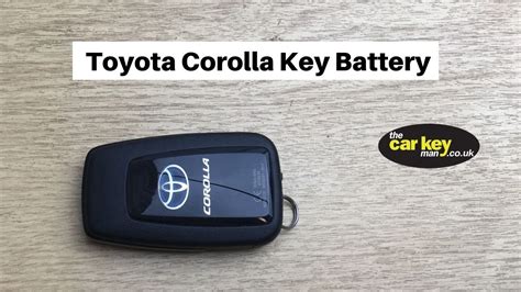 Toyota Corolla Key Fob Battery Replacement How To Replace Ke