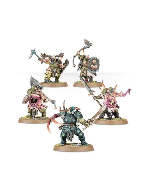 Dawnbringers Maggotkin of Nurgle Phlugoths Shudderhood Frères