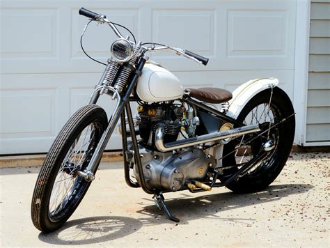 1967 Triumph Bonneville T 120 Bobber Bike Urious