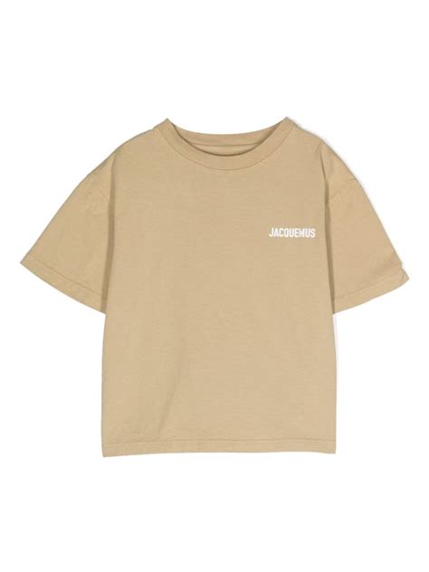 JACQUEMUS L ENFANT Playera Con Logo Estampado Neutro FARFETCH MX