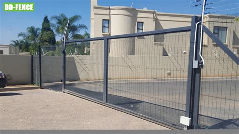 Welded Mesh Fencing Double Swing Gate Commercial Sliding Gate Automatic