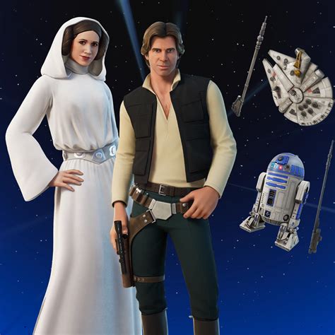 Han Solo Leia Organa Bundle Fortnite Epic