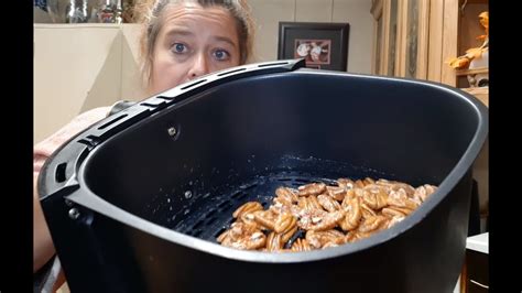 Air Fried Pecans Roasted Pecans Youtube