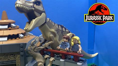 Jurassic Park Ending Scene In Lego Youtube