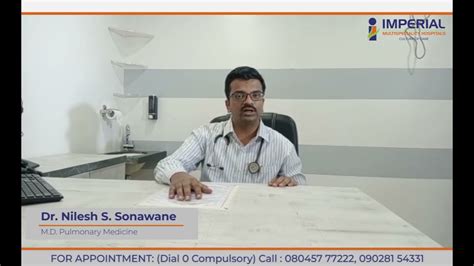 Dr Nilesh Sonawane Pulmonary Medicine Consultant Doctor Imperial