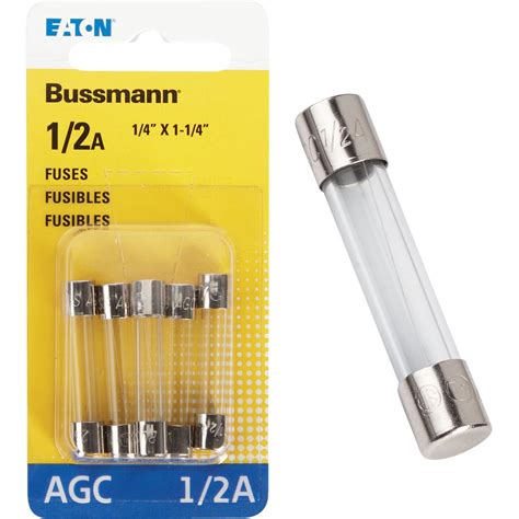 Bussmann 12 Amp 250 Volt Agc Glass Tube Automotive Fuse 5 Pack Do It Best