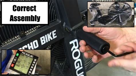 Rogue Echo Bike Unboxing And Assembly Youtube