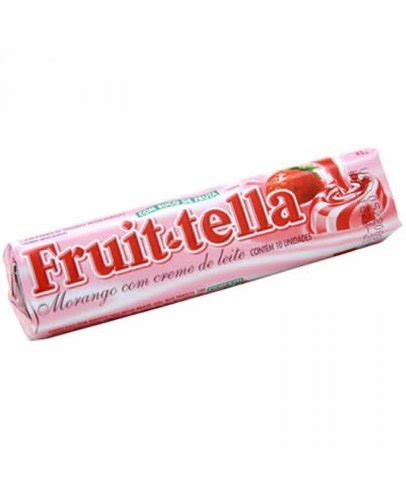 Bala Fruit Tella Morango Creme G P