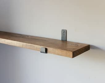 Shelf Scaffold Board Rustic Shelves Industrial Solid Wood Complete With