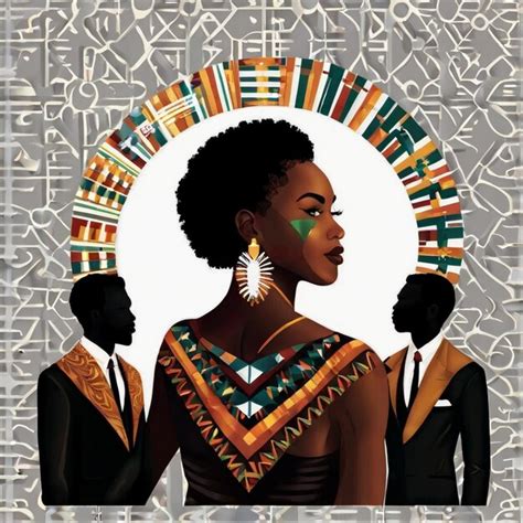 Black History Month Celebrate Heart Shape Vector Illustration Design
