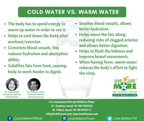 Cold Water Vs Warm Water Which Is Better To Drink Live Life More