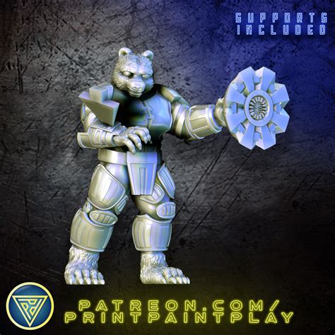 Uplifted Bear Soldier Miniatures Collectors Guide