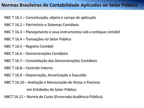 Conforme As Normas Brasileiras De Contabilidade Aplicadas Ao Setor Público