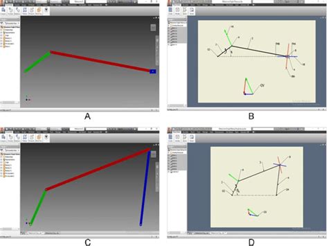 Examples of animation design of slider crank mechanism in. iam (A) and... | Download Scientific ...