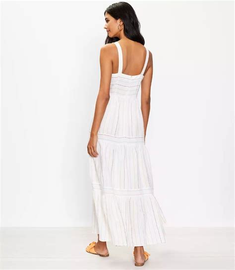 Striped Tiered Maxi Dress Maxi Dress Tiered Maxi Dress Dress