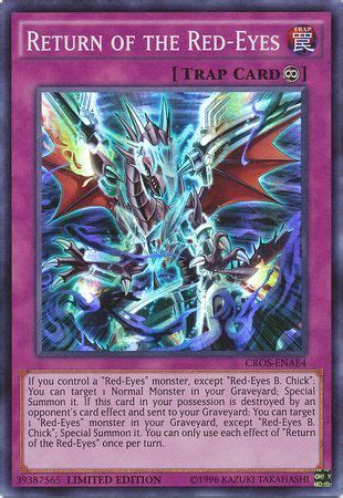 Return Of The Red Eyes CROS ENAE4 Super Rare Limited Imperium TCG