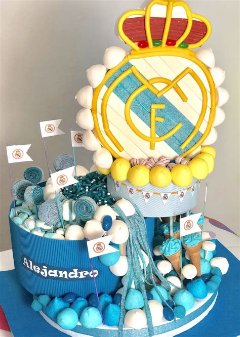 Tarta chuches comunión Real Madrid