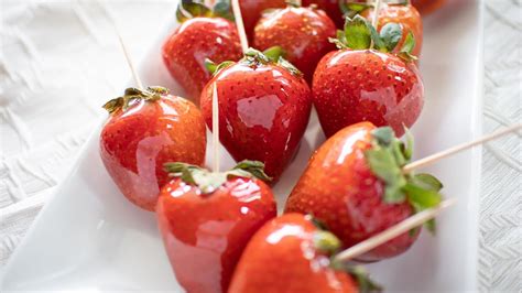 How To Make Candied Strawberry Foolproof Recipe Youtube