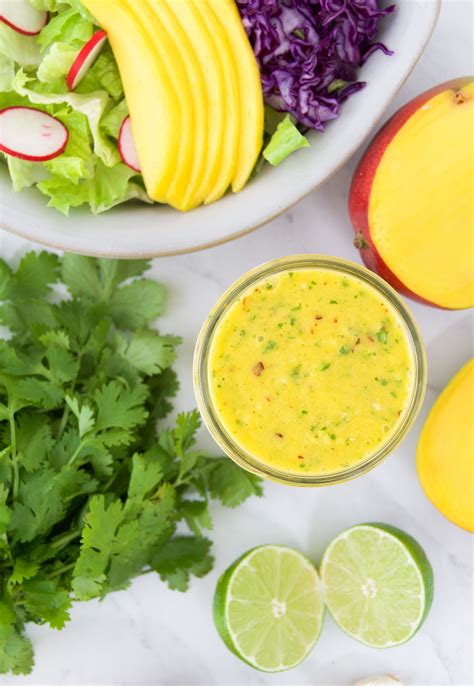 How To Make Sweet Spicy Mango Salad Dressing