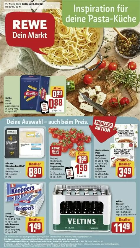 REWE Prospekt ab 28 08 2023 zum Blättern Prospekt der Woche